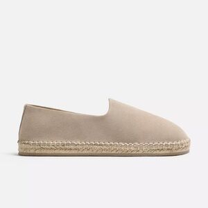 NEW Zara Men Leather Espadrilles